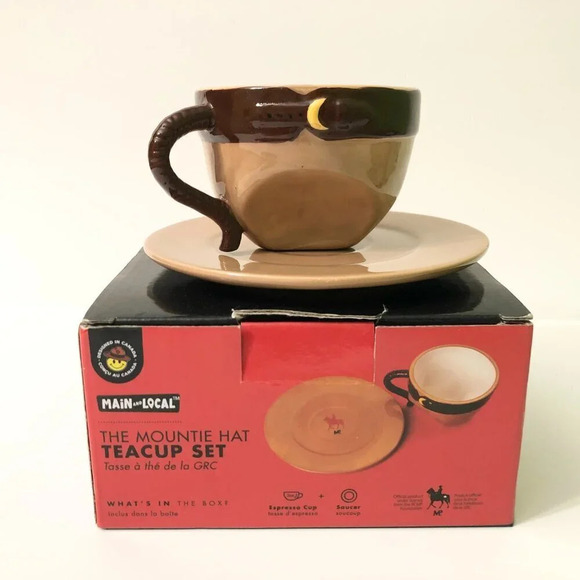 Other - Main And Local The  Mountie Hat Teacup Set
